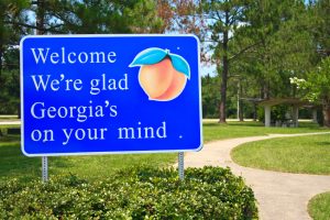 state of Georgia sign